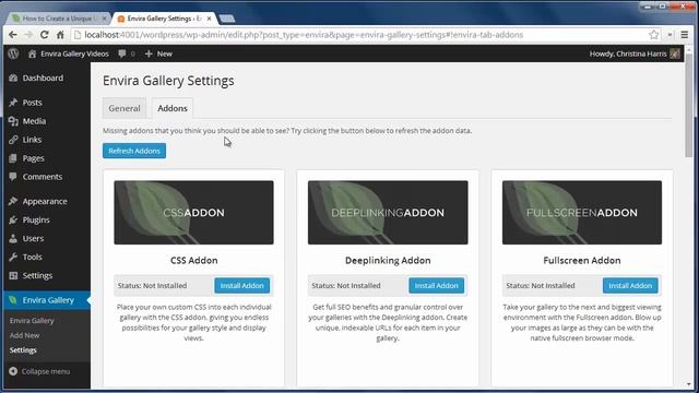 How to Create a Unique URL for your WordPress Gallery by using Envira Gallery смотреть онлайн