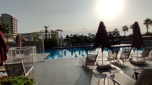 Отель ⭐⭐⭐⭐⭐. От главного корпуса до моря! Aska Lara Resort & Spa 5*. ТЕРРИТОРИЯ. смотреть онлайн