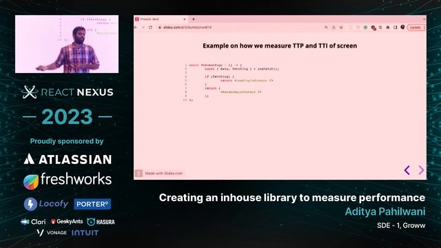 Creating an inhouse library to measure performance by Aditya Pahilwani смотреть онлайн