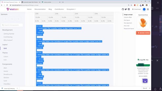 Vue Component Library Vuesax - Getting Started смотреть онлайн