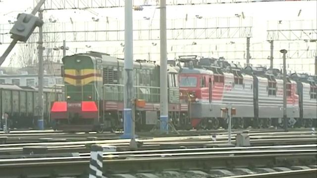 В Ельце, в черте города, горел тепловоз