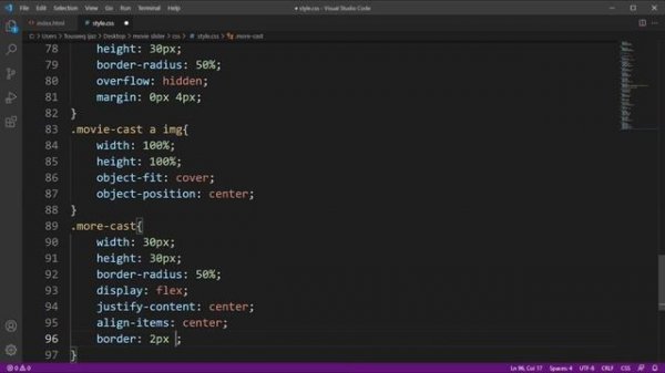 How To Make Movie Slider in HTML CSS and JavaScript