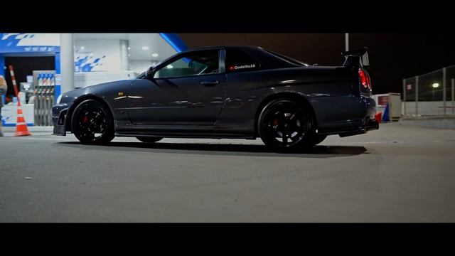 NIGHT DRIVE NISSAN SKYLINE R34!      #jdm#nightcity#drive