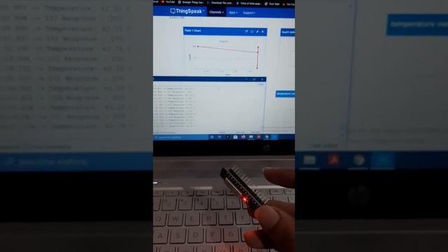 uploading ESP32 data on thingspeak смотреть онлайн