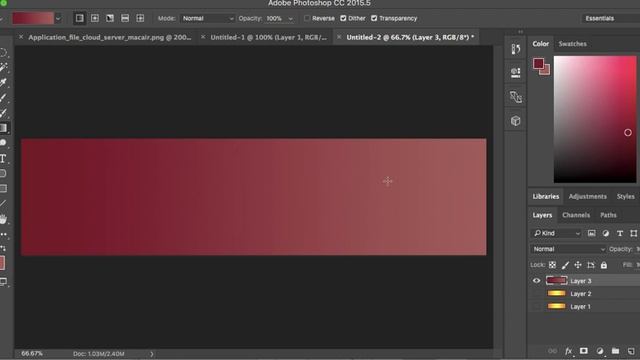 How to Create a Linear Gradient in Photoshop CC 2019, 2017, 2015 смотреть онлайн
