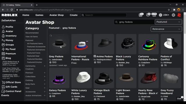 How to get THE CLASSIC ROBLOX FEDORA HAT for a CHEAP PRICE! (ROBLOX) смотреть онлайн