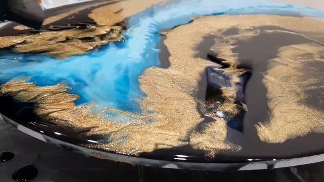 Amaizing Resin Art Painting - Bubbling Mountain River In Canyon