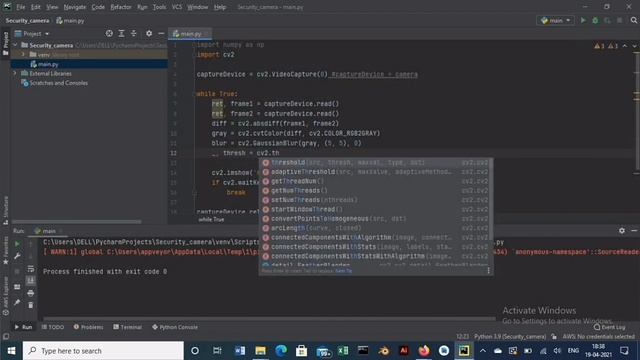Build your own castle security || Security Camera || Computer Vision || python | Opencv tutorial смотреть онлайн