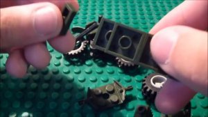 Коляска для мотоцикла из Lego