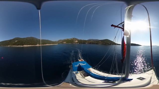 Sivota Greece leaving the harbor смотреть онлайн
