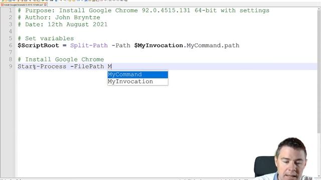 9. Win32 app creation Microsoft Intune: Google Chrome MSI installer in PowerShell Script (9/33) смотреть онлайн