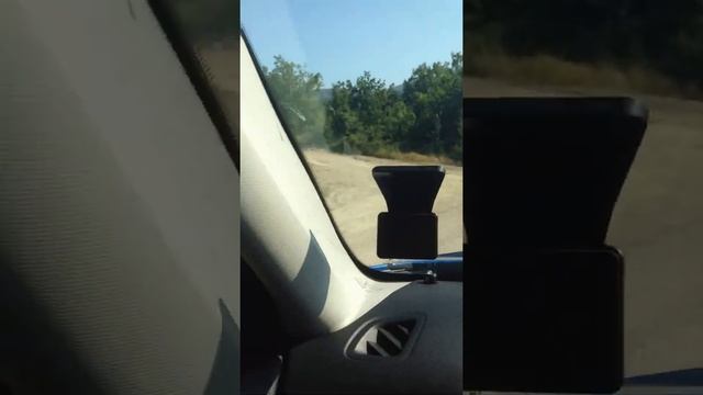 Дорога на озеро в Орлином. Крым. смотреть онлайн