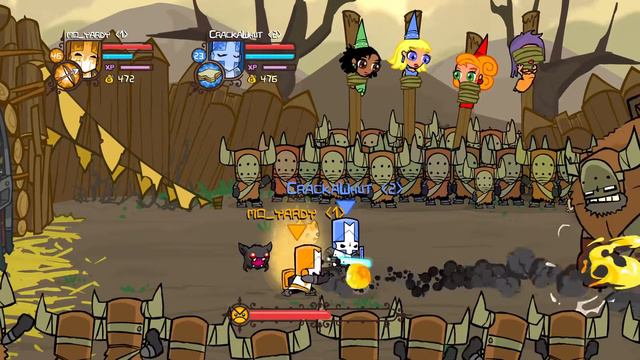 Castle Crashers Barbarian Boss смотреть онлайн