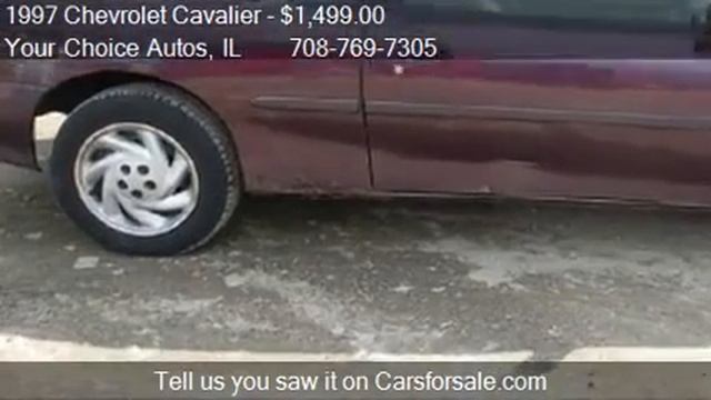 1997 Chevrolet Cavalier Coupe - for sale in Posen, IL 60469 смотреть онлайн