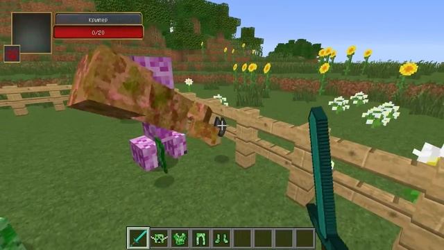 У КРИПЕРА ПОЯВИЛАСЬ ДЕВУШКА - Minecraft (Обзор Мода) смотреть онлайн