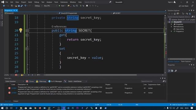 C# Structures And Unions