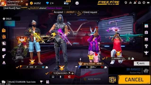 Free Fire Live Grandmaster Rank Push Python Gaming BD смотреть онлайн