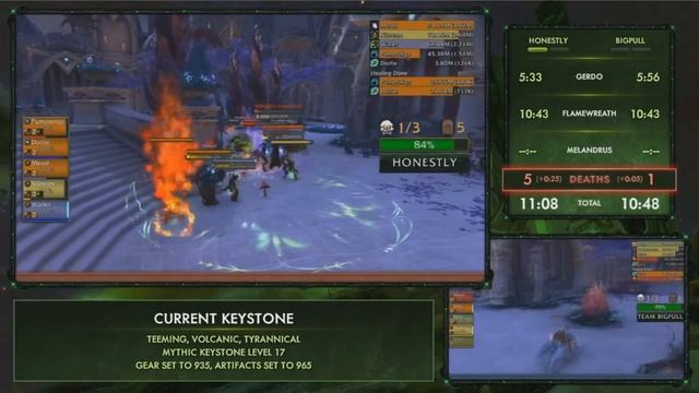 WoW Mythic Dungeon Global Quarterfinals (No Breaks) Court of Stars +17 Bigpull vs Honestly смотреть онлайн
