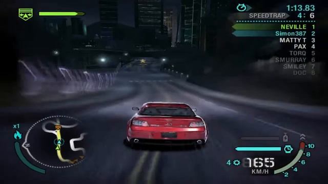 NFS Carbon Walkthrough using a STOCK Nissan 240-SX (Tier 1) #02 - Speed Trap (Tier 1) смотреть онлайн
