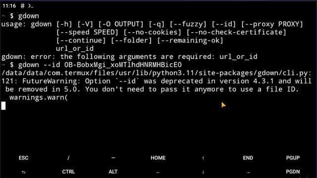 . Descargar archivos y carpetas de Google Drive con Termux смотреть онлайн