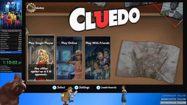 Cluedo - All Stages - Hard - Unverified World Record смотреть онлайн