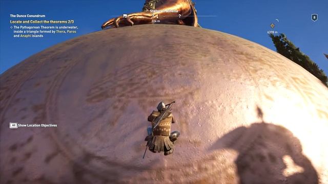 Synchronizing from Statue of Athena. Acropolis hill. Athens. Assassin's Creed Odyssey. смотреть онлайн