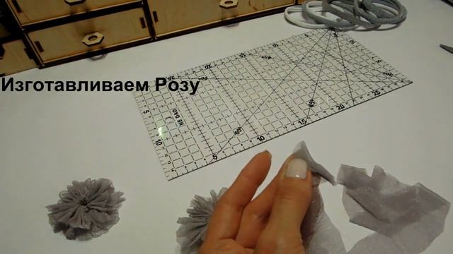 Красивая Повязка для Девочки. Стильный Цветок из Ткани . DIY Ribbon /KANZASHI / Flower / Tutorial / смотреть онлайн