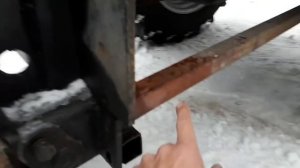 Чистка улицы, и про боковой отвал МТЗ.