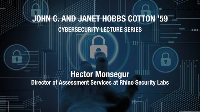 Cotton Cyber Lecture Series with Hector Monsegur | Hood College смотреть онлайн
