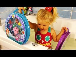 ✿ Принцессы АРИЭЛЬ и РАПУНЦЕЛЬ в Ванной Принцесса Диснея Disney Princess Play surprise Toys Игры