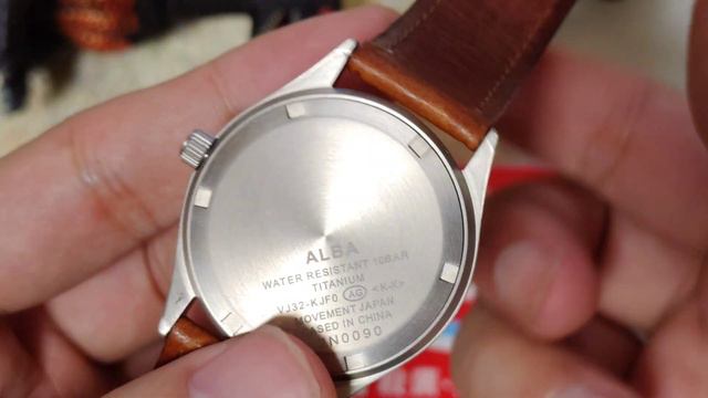 Seiko aqgj407 ALBA titanium field watch смотреть онлайн