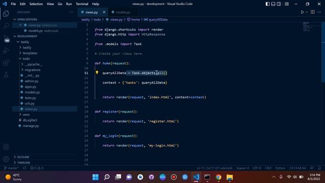 Database model queries | Django 4.0 | Django fundamentals - Part 10 смотреть онлайн