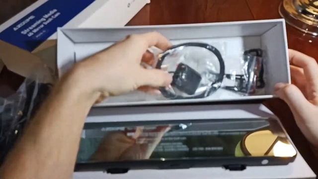 Зеркало видеорегистратор AZDOME PG18-G 4G Android Распаковка смотреть онлайн