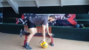 Тренировка мышц спины с гирей / Как накачать спину / Комплекс упражнений с гирей