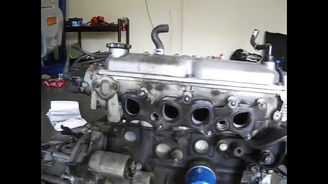 Ford B5 Engine Removal Project Ford Festiva 1999 1.5L смотреть онлайн