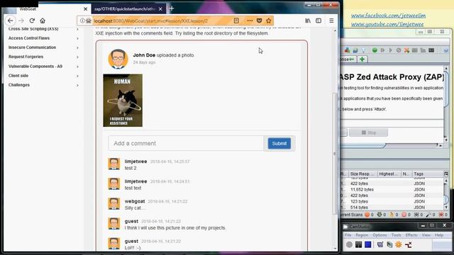 OWASP WebGoat 8 - Injection Flaws - XXE (XML External Entity) (3) смотреть онлайн