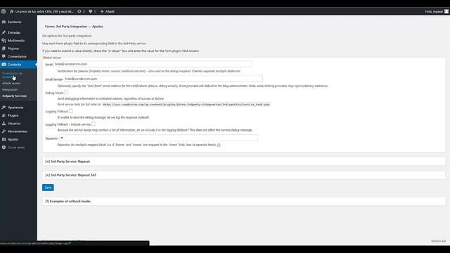 Integración CRM y SAT Repasat con Wordpress (2ª Parte) смотреть онлайн