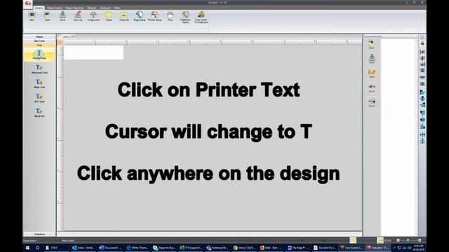 Basic label design using GoLabel & JewelryTagSolutions Printer смотреть онлайн