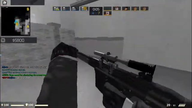 ОБыЧНАЯ катка в Counter Blox / Roblox смотреть онлайн