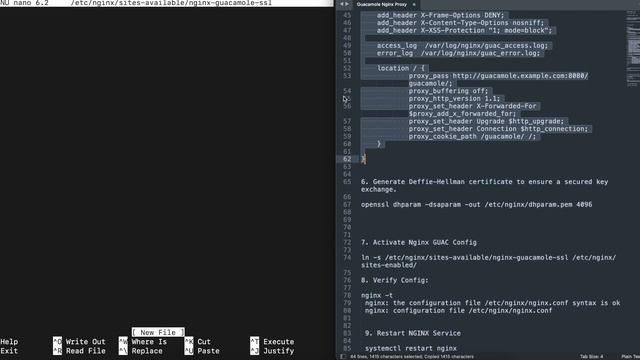 Installing Nginx to use with Apache guacamole смотреть онлайн