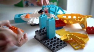 Собираем конструктор / Лего дупло аэропорт / lego duplo