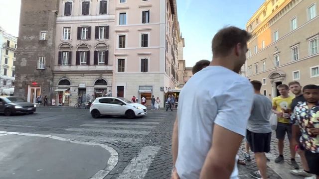 4K HDR ROME Piazza Navona Zone Italy Walking Tour I ❤️ Italy travel Piazza Navona Walk смотреть онлайн