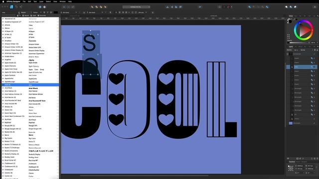 Transparent Coloured Glass Effect in Affinity Designer смотреть онлайн