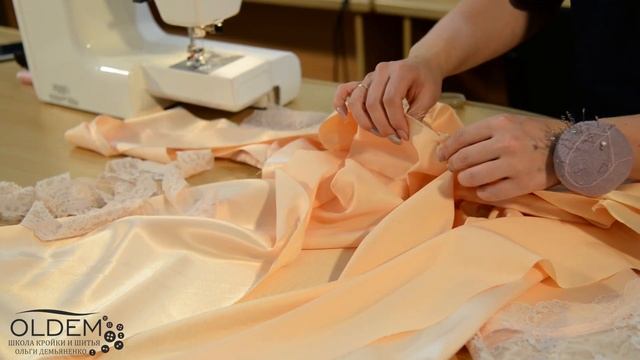 Как сшить шелковый халат с кружевом. Выкройка халата смотреть онлайн