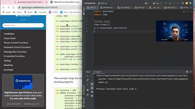 RPA Python Automated Script for "Whatsapp" смотреть онлайн