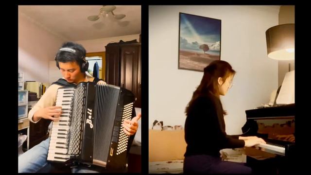 [Accordion & piano] Duet: Sous le ciel de Paris (Under the sky of Paris) смотреть онлайн