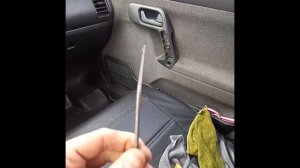 как легко и быстро снять бархотку(наружный уплотнитель окна) ВАЗ 2110 без снятия дверной карты