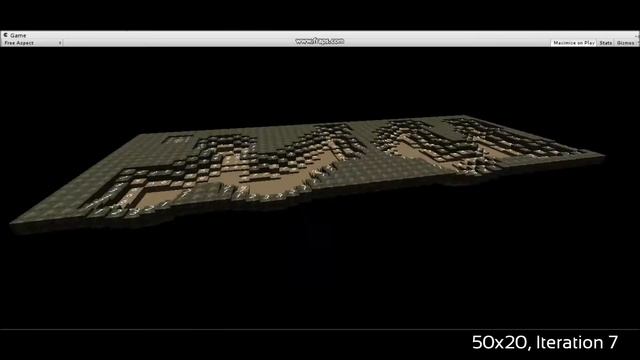 Cellular Automata (UNITY3D) смотреть онлайн