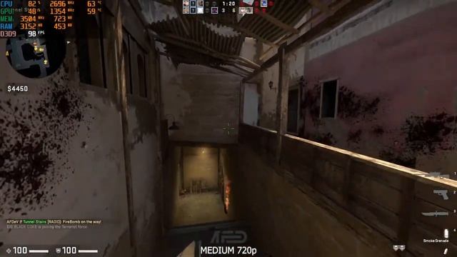 Counter Strike Global Offensive Test - i3 1115G4 4GB MX350 720p All Settings смотреть онлайн