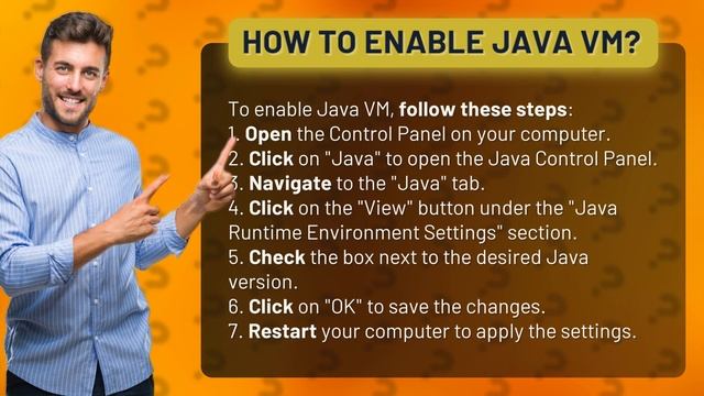 How to enable Java VM? смотреть онлайн
